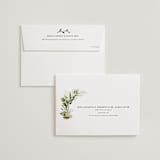 "Enchanted Greenery" - Wedding Invitations in Frost by Susan Moyal - FREE Recipient Addressing
