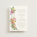 "Garland Monogram" - Wedding Invitations in Summer by Angela Marzuki - Front