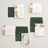 "Garland Monogram" - Wedding Invitations in Summer by Angela Marzuki - Invitation Suite