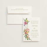 "Garland Monogram" - Wedding Invitations in Summer by Angela Marzuki - Invitation with Envelope