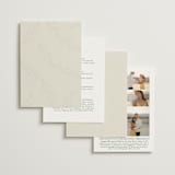 "Branched" - Wedding Invitations in Almond by Brianne Larsen - Back of Card Options