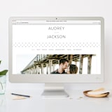 "Forever And" - Wedding Invitations in Black Tie by Kim Dietrich Elam - FREE Wedding Website