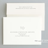 "Forever And" - Wedding Invitations in Black Tie by Kim Dietrich Elam - FREE Recipient Addressing