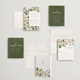 "petal toss" - Wedding Invitations in Cream by Angela Marzuki - Invitation Suite