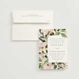 "petal toss" - Wedding Invitations in Cream by Angela Marzuki - Invitation with Envelope