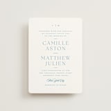 "Gwenyth" - Wedding Invitations in Neptune by Kristie Kern - Front