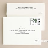 "Euca On A Whim" - Wedding Invitations in Navy by Palm Bridal - FREE Recipient Addressing