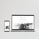 "Classic Chic" - Wedding Invitations in Pearl by Shirley Lin Schneider - FREE Wedding Website