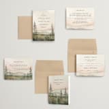 "Every Single Dawn With You" - Wedding Invitations in Forest by Petra Kern - Invitation Suite