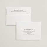 "Adorned Ampersand" - Wedding Invitations in Cotton by Jennifer Postorino - FREE Recipient Addressing