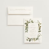 "Lovely" - Wedding Invitations in Moss by Petra Kern - Invitation with Envelope