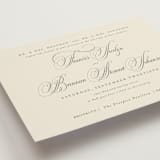"Wonderful Tonight" - Wedding Invitations in Oreo Creme by Design Lotus - Detail