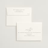 "Wonderful Tonight" - Wedding Invitations in Oreo Creme by Design Lotus - FREE Recipient Addressing