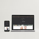 "Eternal Love" - Wedding Invitations in Dark Chocolate by Laura Bolter - FREE Wedding Website