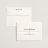 "Eternal Love" - Wedding Invitations in Dark Chocolate by Laura Bolter - FREE Recipient Addressing