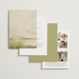 "Bluestem Fields" - Wedding Invitations in Meadow by Holly Whitcomb - Back of Card Options
