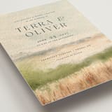 "Bluestem Fields" - Wedding Invitations in Meadow by Holly Whitcomb - Detail