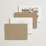 "Left Stack" - Wedding Invitations in Vanilla by Alethea and Ruth - Back of Card Options