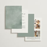 "Modern Bliss" - Wedding Invitations in Cream by Elly - Back of Card Options