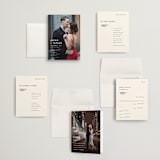 "Modern Bliss" - Wedding Invitations in Cream by Elly - Invitation Suite