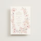 "kosmos" - Wedding Invitations in Cotton Candy by Phrosné Barwood - Front