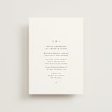 "traditional love story" - Wedding Invitations in Black Tie by Phrosné Barwood - Front