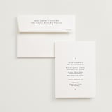 "traditional love story" - Wedding Invitations in Black Tie by Phrosné Barwood - Invitation with Envelope