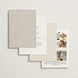 "Scripted Names" - Wedding Invitations in Ecru by Hooray Creative - Back of Card Options