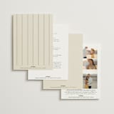 "floral stamp" - Wedding Invitations in Ivory by Baumbirdy - Back of Card Options