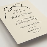 "Inkwoven" - Wedding Invitations in Tuxedo by Jelena Vuletic - Detail