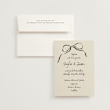 "Inkwoven" - Wedding Invitations in Tuxedo by Jelena Vuletic - Invitation with Envelope
