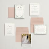 "Vintage Whimsy" - Wedding Invitations in Bluebell by Corinne Malesic - Invitation Suite