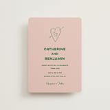 "Crazy Little Thing Called Love" - Wedding Invitations in Avocado by Helena Vitto - Front