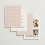 "margaux" - Wedding Invitations in Sand by Lindsay Stetson Thompson - Back of Card Options