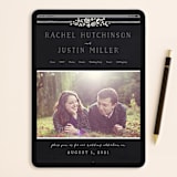 "Alabaster Florals" - Wedding Invitations in Slate by Jennifer Wick - FREE Wedding Website