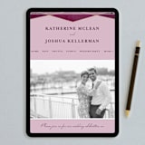 "Abstract Jewel" - Wedding Invitations in Amethyst by Rebecca Bowen - FREE Wedding Website
