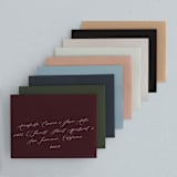 "Storybook Romance" - Wedding Invitations in Cotton by Stacey Meacham - Colored Envelopes Available