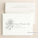 "Watercolor Floral" - Wedding Invitations in Fog by Jill Means - FREE Recipient Addressing
