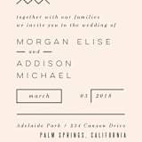 "adagio" - Wedding Invitations in Lilac by Meg Gleason - Detail
