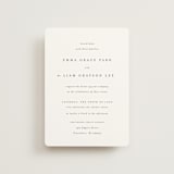"A Thousand Years" - Wedding Invitations in Classic White by Design Lotus - Front