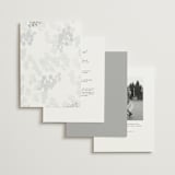 "A Thousand Years" - Wedding Invitations in Classic White by Design Lotus - Back of Card Options