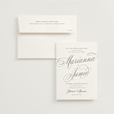 "Best is yet to come" - Wedding Invitations in Classique by Design Lotus - Invitation with Envelope