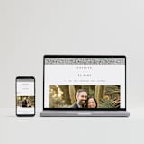 "Elegant Ethno" - Wedding Invitations in Noir by FRANI - FREE Wedding Website