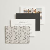 "etched floral" - Wedding Invitations in Stone by Phrosné Barwood - Back of Card Options