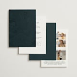 "Centro" - Wedding Invitations in Midnight by Up Up Creative - Back of Card Options