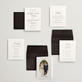 "When I Fall In Love" - Wedding Invitations in Snow Bright by Design Lotus - Invitation Suite