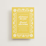 "Pretty Picado" - Wedding Invitations in Sunshine by Jessie Steury - Front