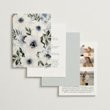"Nantucket Romance" - Wedding Invitations in Marine by Chris Griffith - Back of Card Options