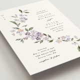 "Sweeping Vine" - Wedding Invitations in Periwinkle by Itsy Belle Studio - Detail