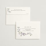 "Sweeping Vine" - Wedding Invitations in Periwinkle by Itsy Belle Studio - FREE Recipient Addressing